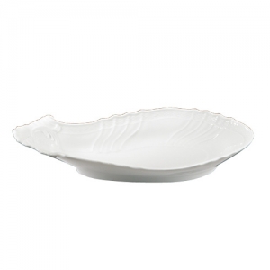 Ginori Vecchio Ginori White Shell Pickle Dish